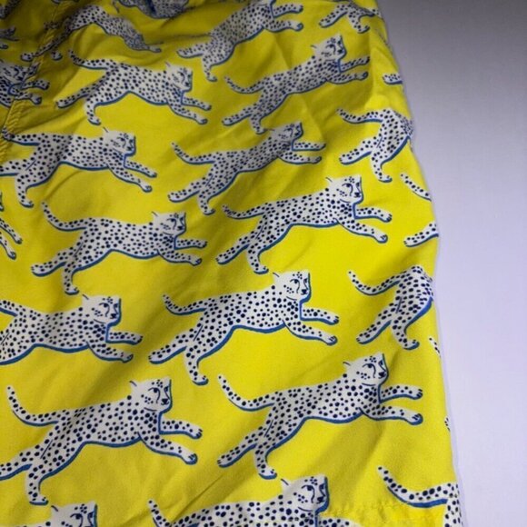 Mini Boden Boys Cheetah Bathers Swimsuit Bathingsuit Shorts size 11-12Y NO FLAWS - Picture 3 of 10